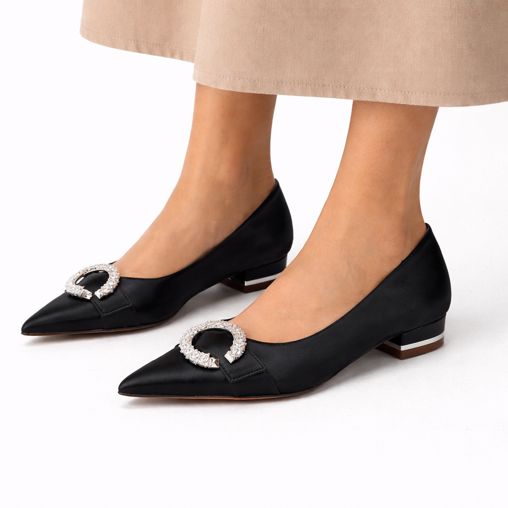 Bridal Satin Flats for Women
