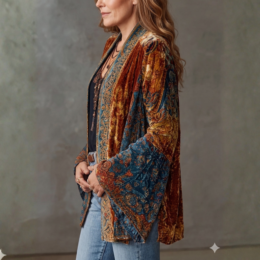 Marielle | Artistic Layered Kimono Jacket