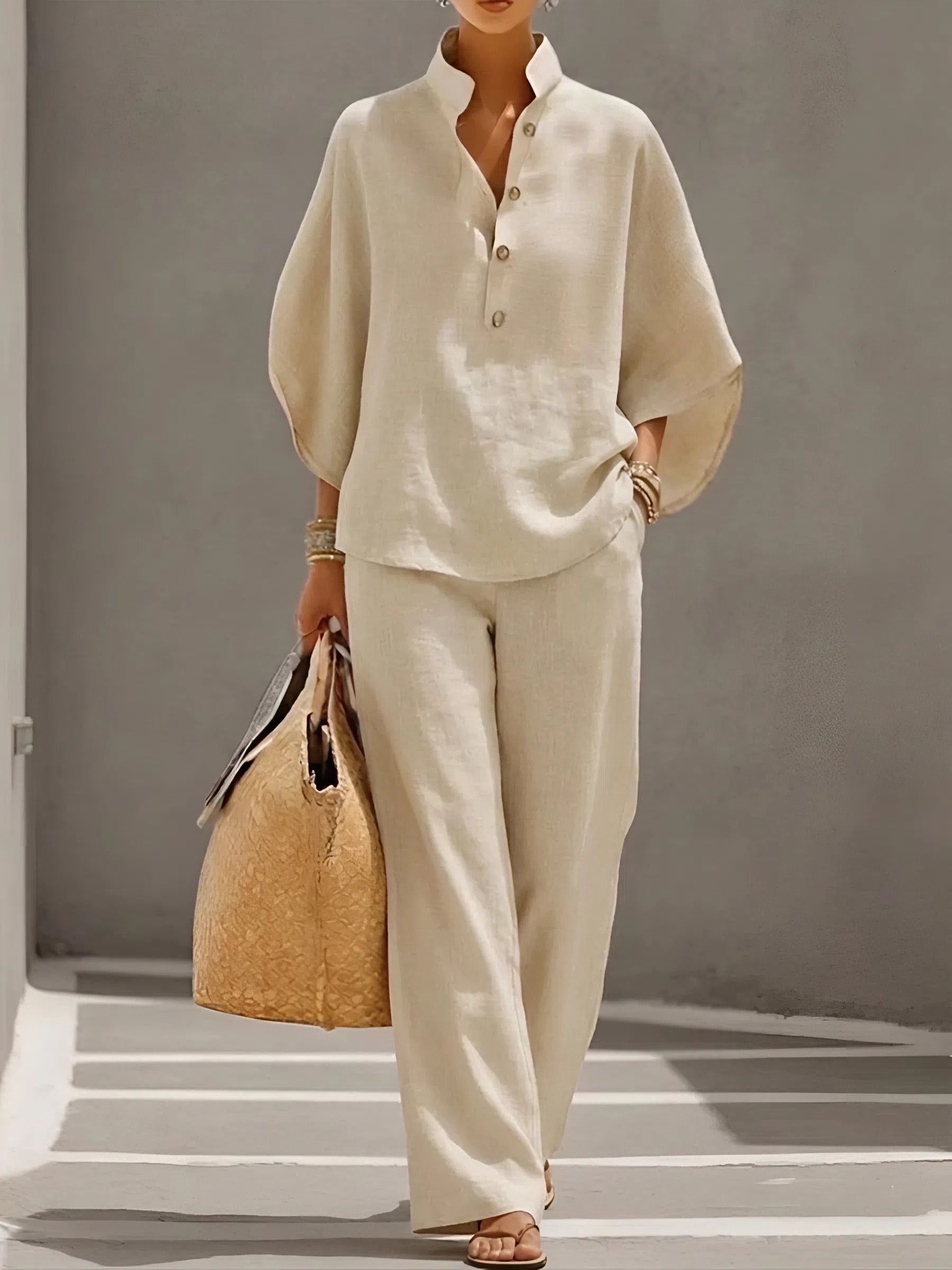 Elena | Lightweight Cotton Casual Set