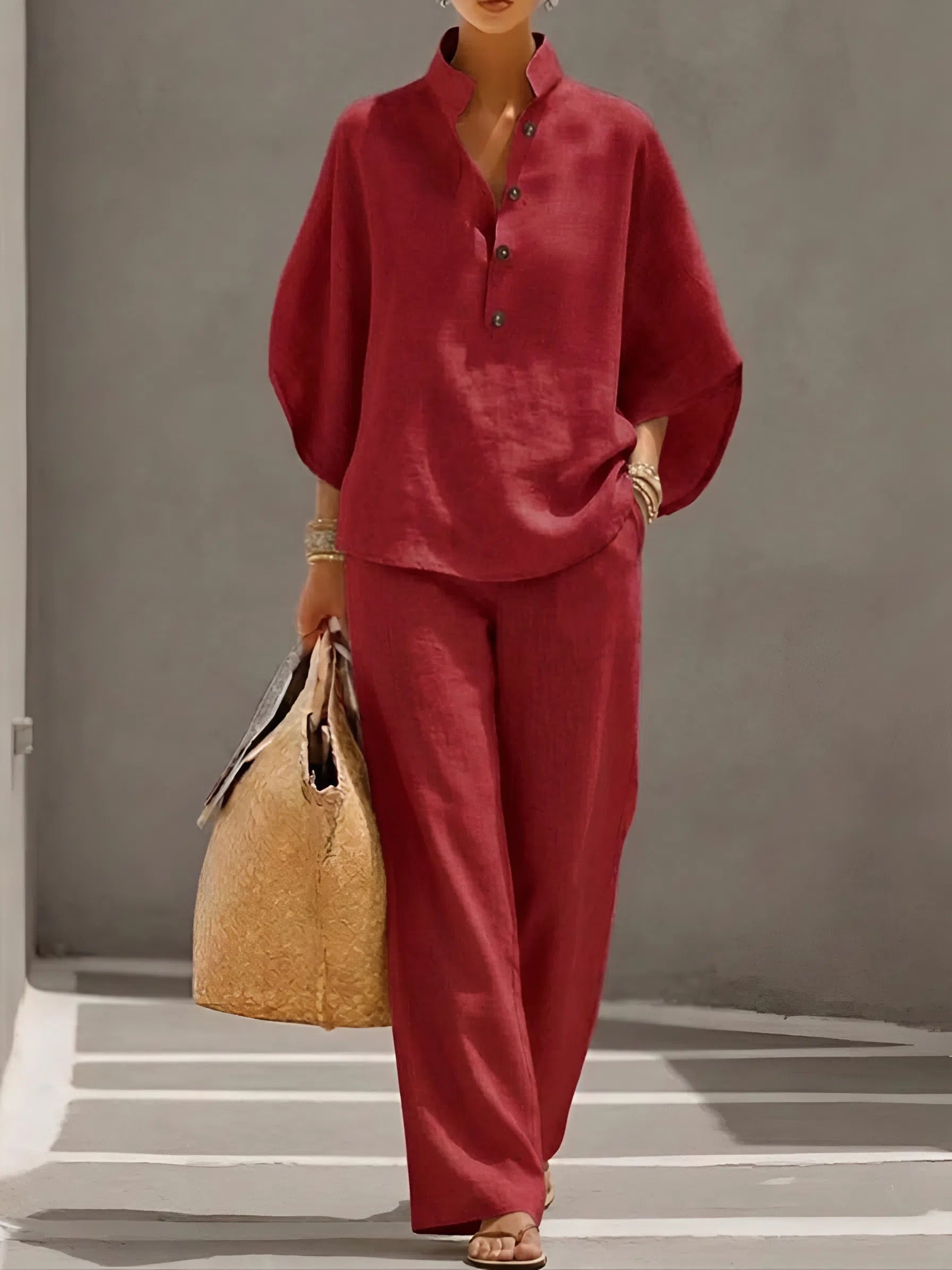 Elena | Lightweight Cotton Casual Set