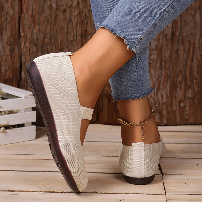 Lillian | Breathable Knit Comfort Ballet Flats