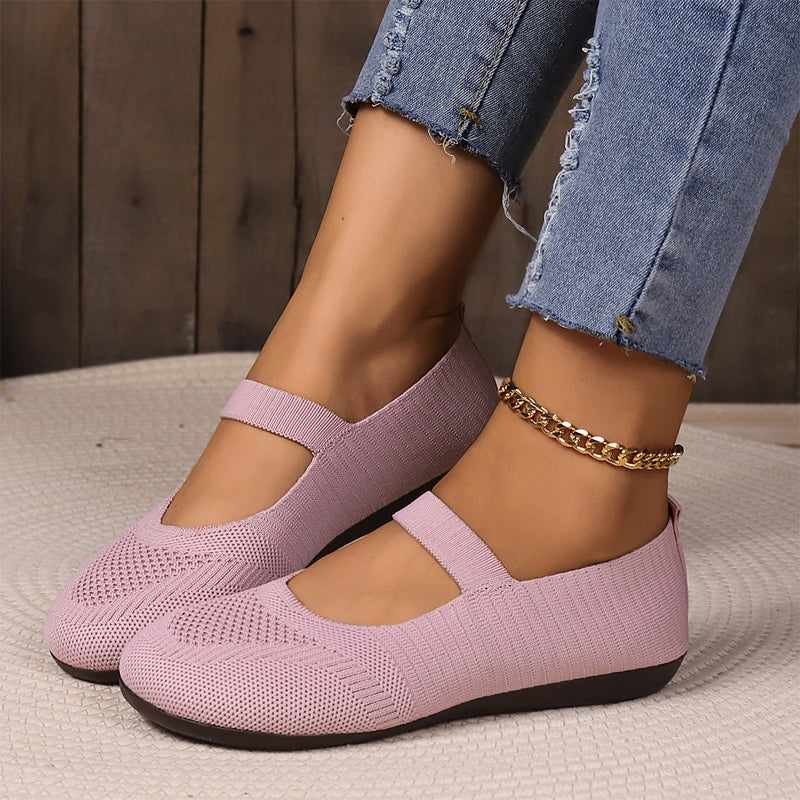 Lillian | Breathable Knit Comfort Ballet Flats