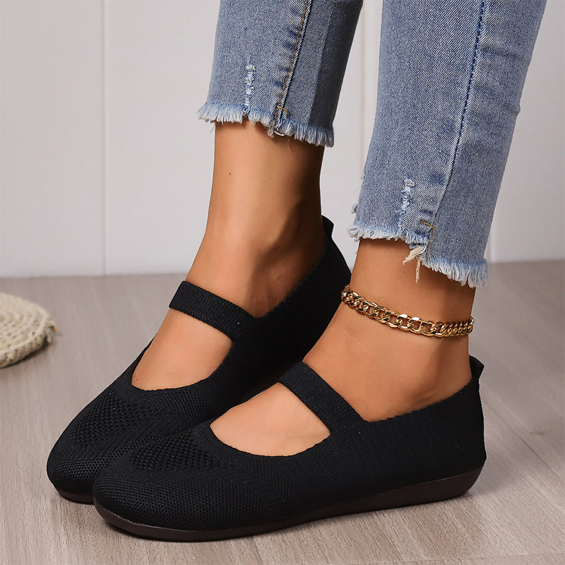 Lillian | Breathable Knit Comfort Ballet Flats