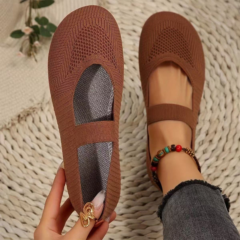 Lillian | Breathable Knit Comfort Ballet Flats