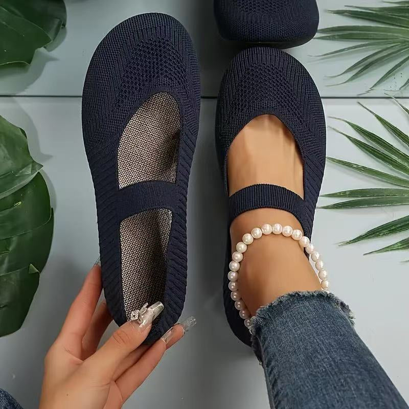 Lillian | Breathable Knit Comfort Ballet Flats
