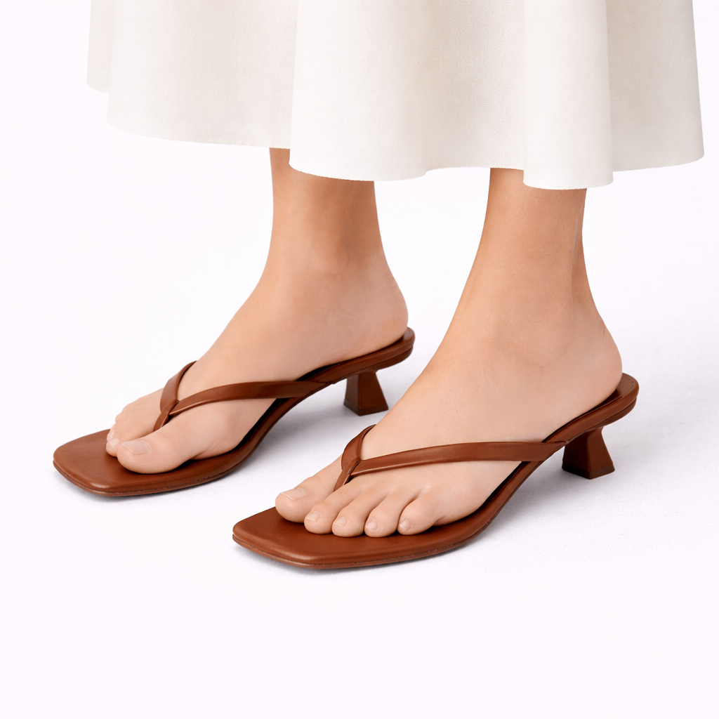 Women's Summer Orthopedic Heeled Slippers - Ultimate All-Day Comfort