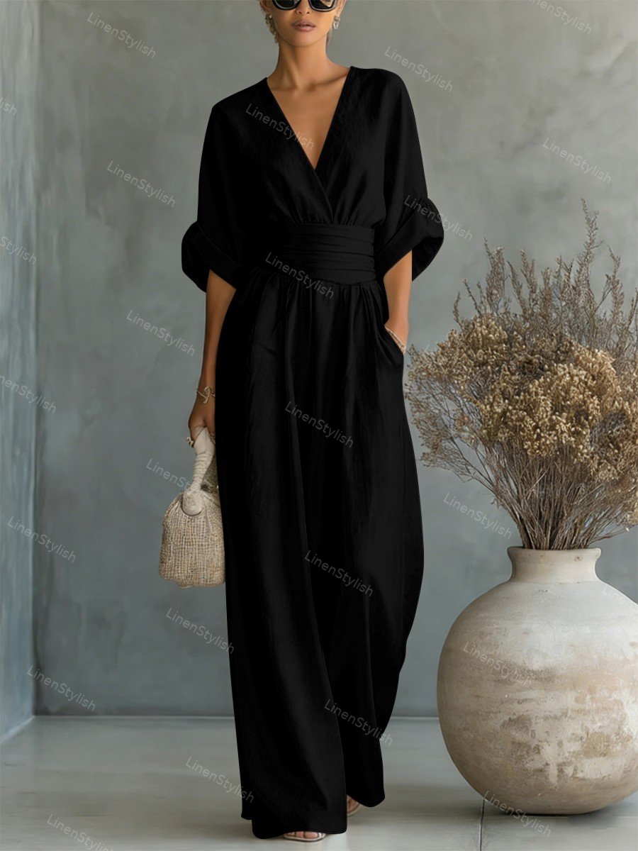 Seraphine Elegant Waist-Detail Jumpsuit