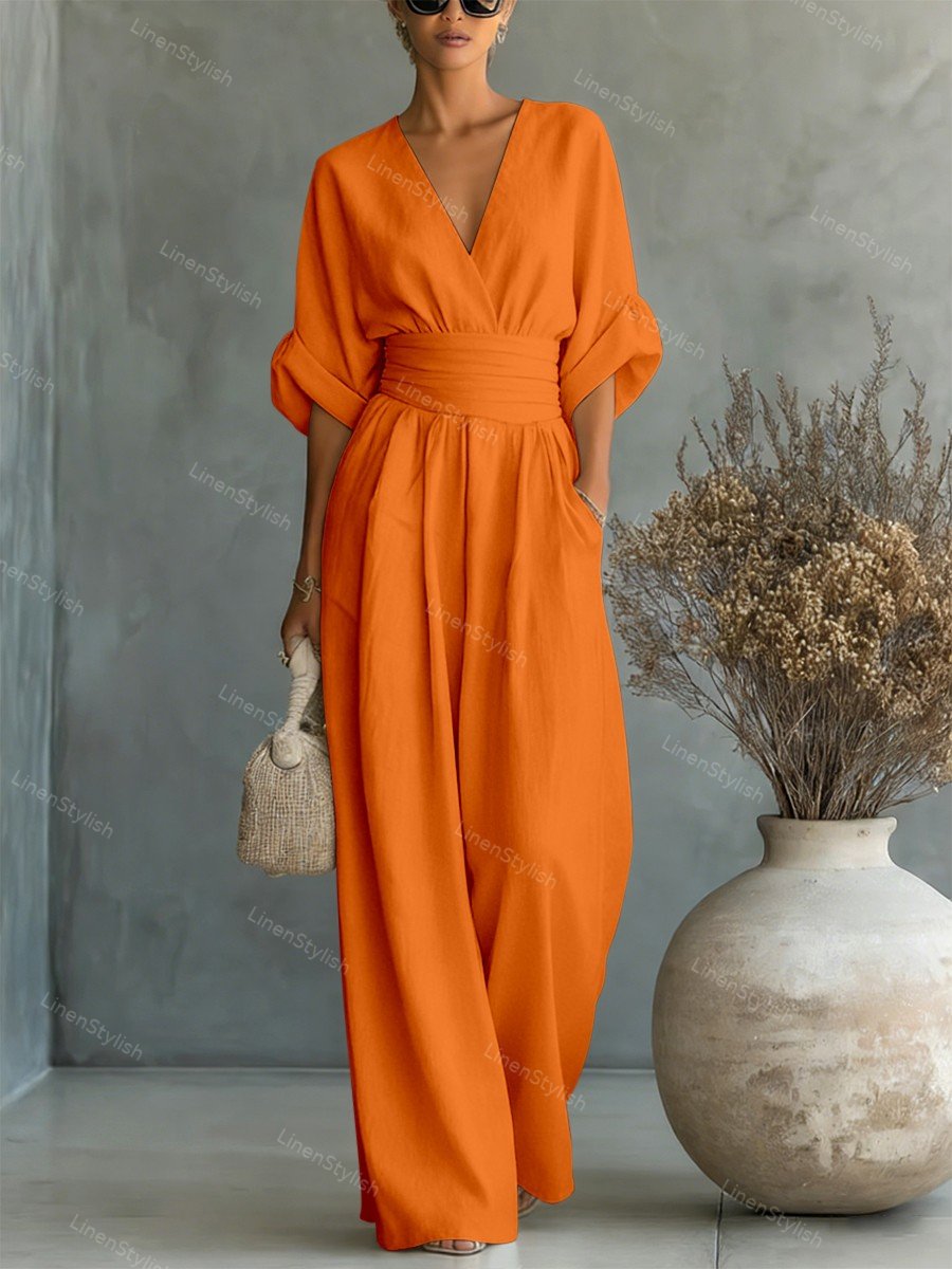 Seraphine Elegant Waist-Detail Jumpsuit