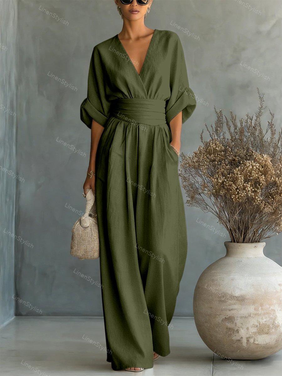 Seraphine Elegant Waist-Detail Jumpsuit