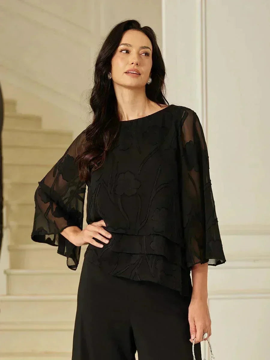 Rosalie | Elegant Floral Layered Blouse