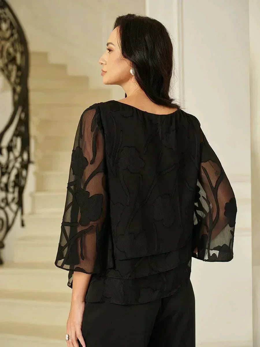 Rosalie | Elegant Floral Layered Blouse