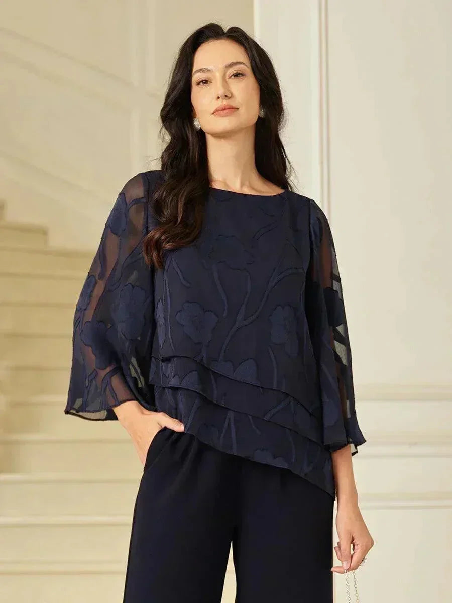 Rosalie | Elegant Floral Layered Blouse
