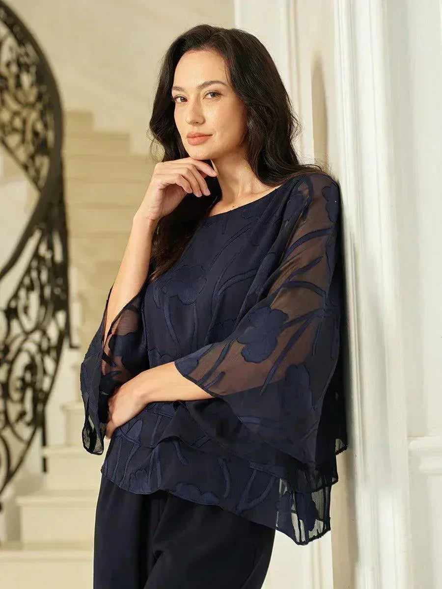 Rosalie | Elegant Floral Layered Blouse