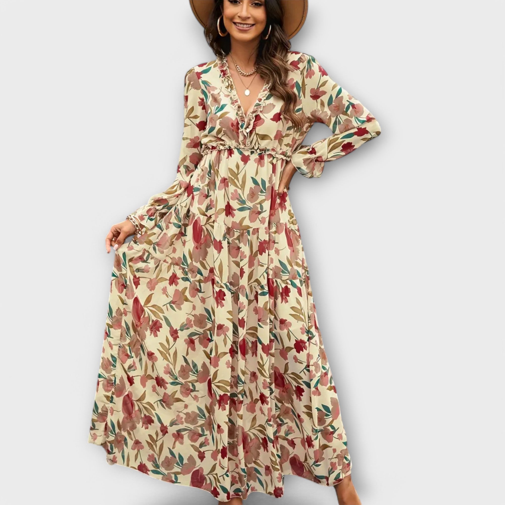 Ynah - Elegant Maxi Dress