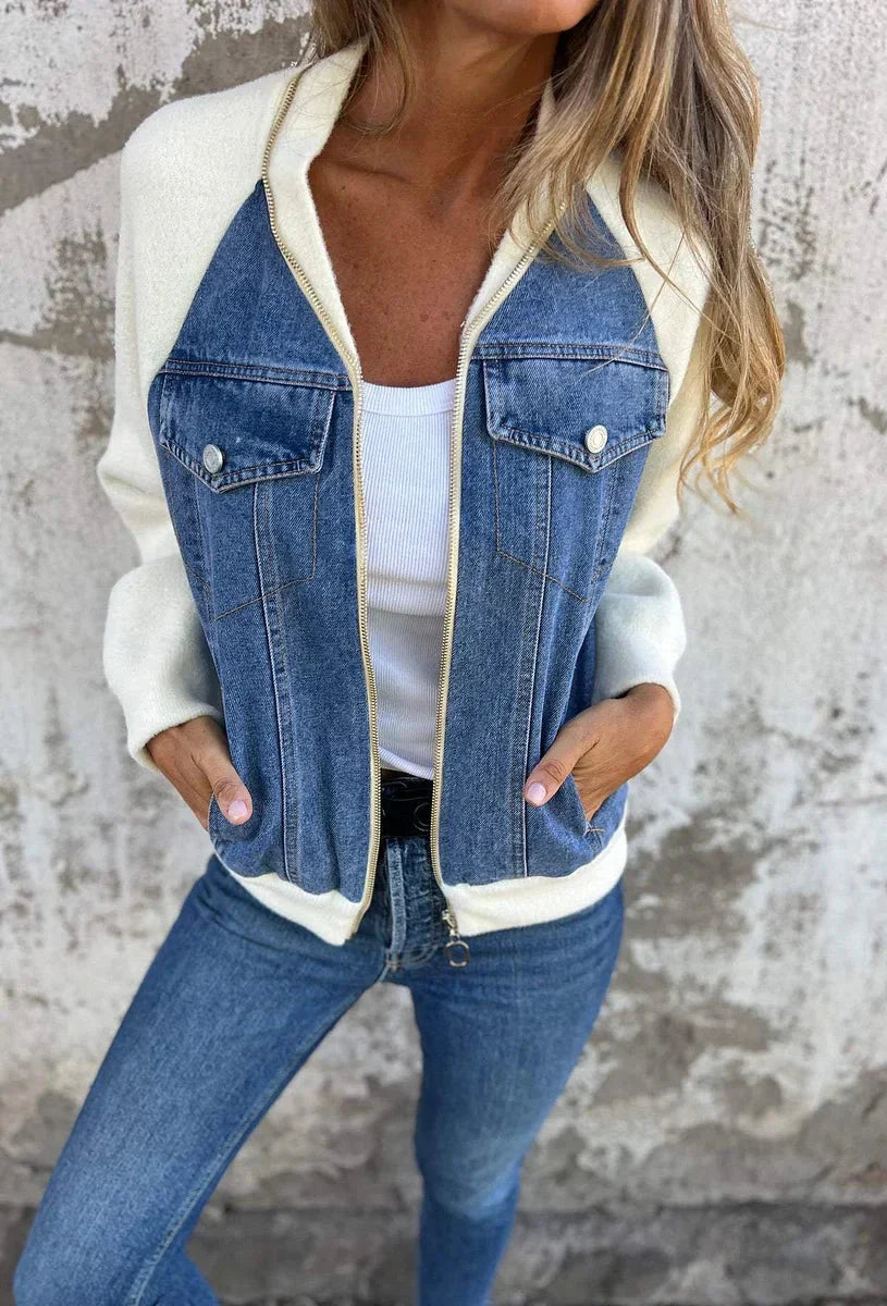 Denim & Knit Jacket Donna