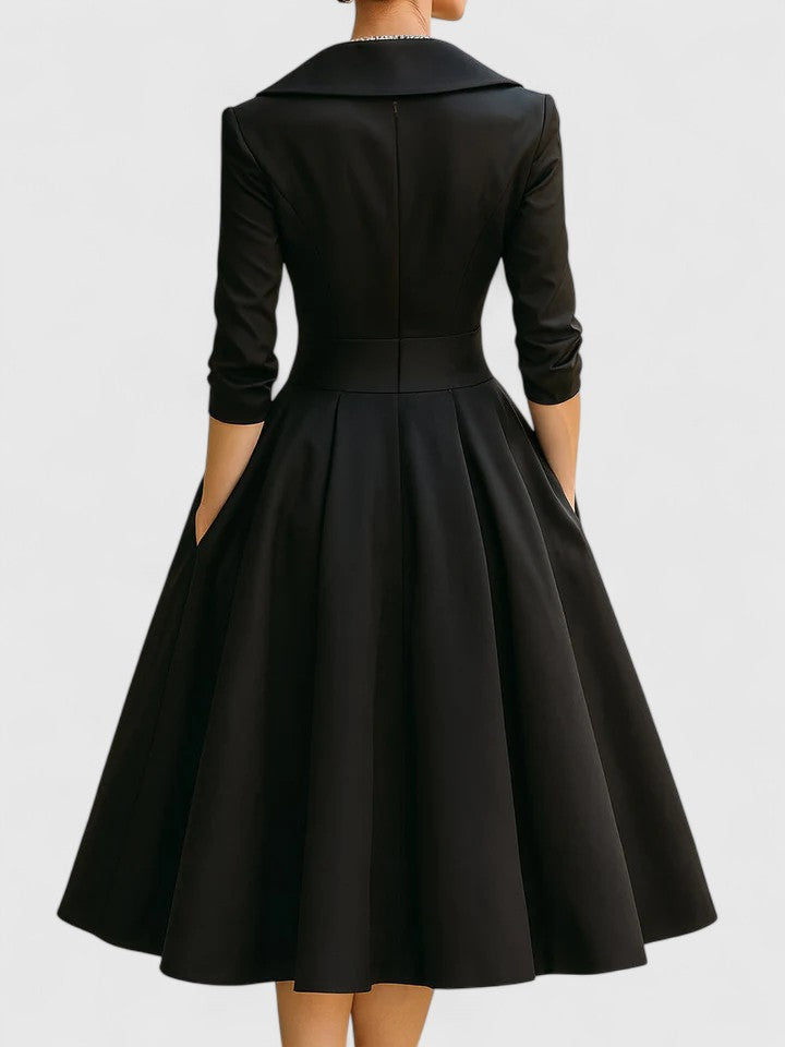 Yan - Elegant Midi Dress
