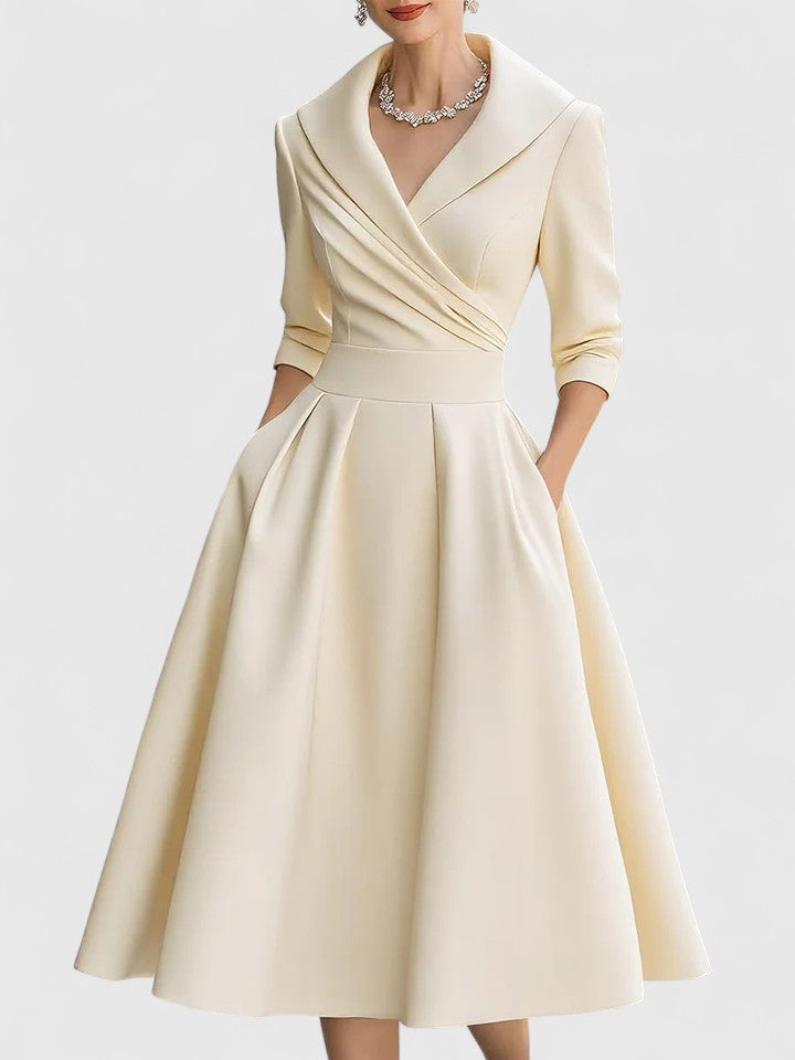 Yan - Elegant Midi Dress
