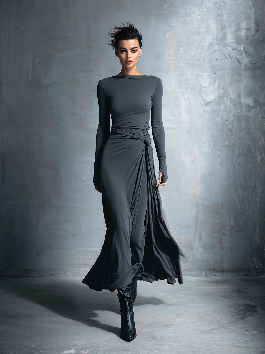 Naiara - Maxi Dress with Side Knot