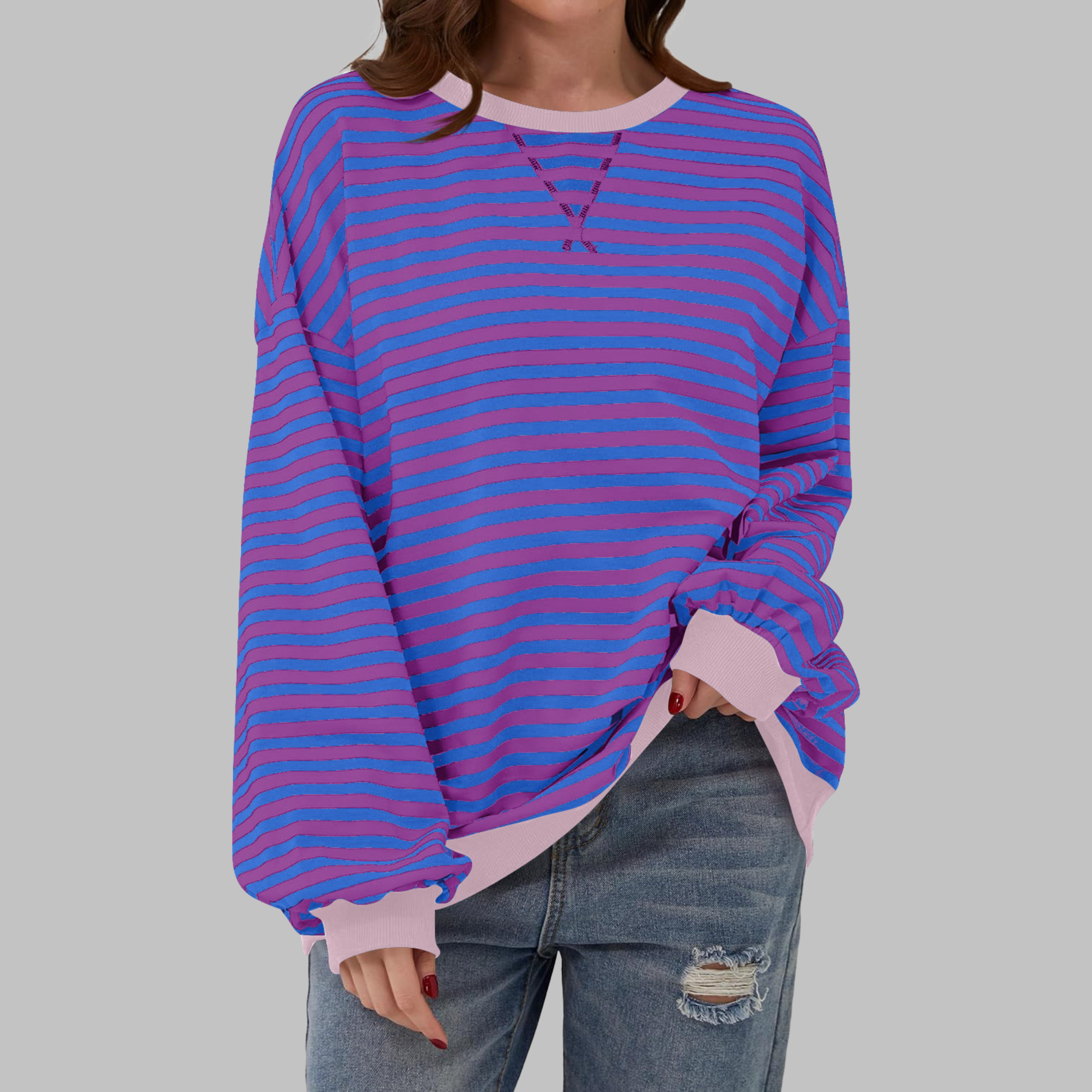 Sophie | Relaxed Striped Long Sleeve Top