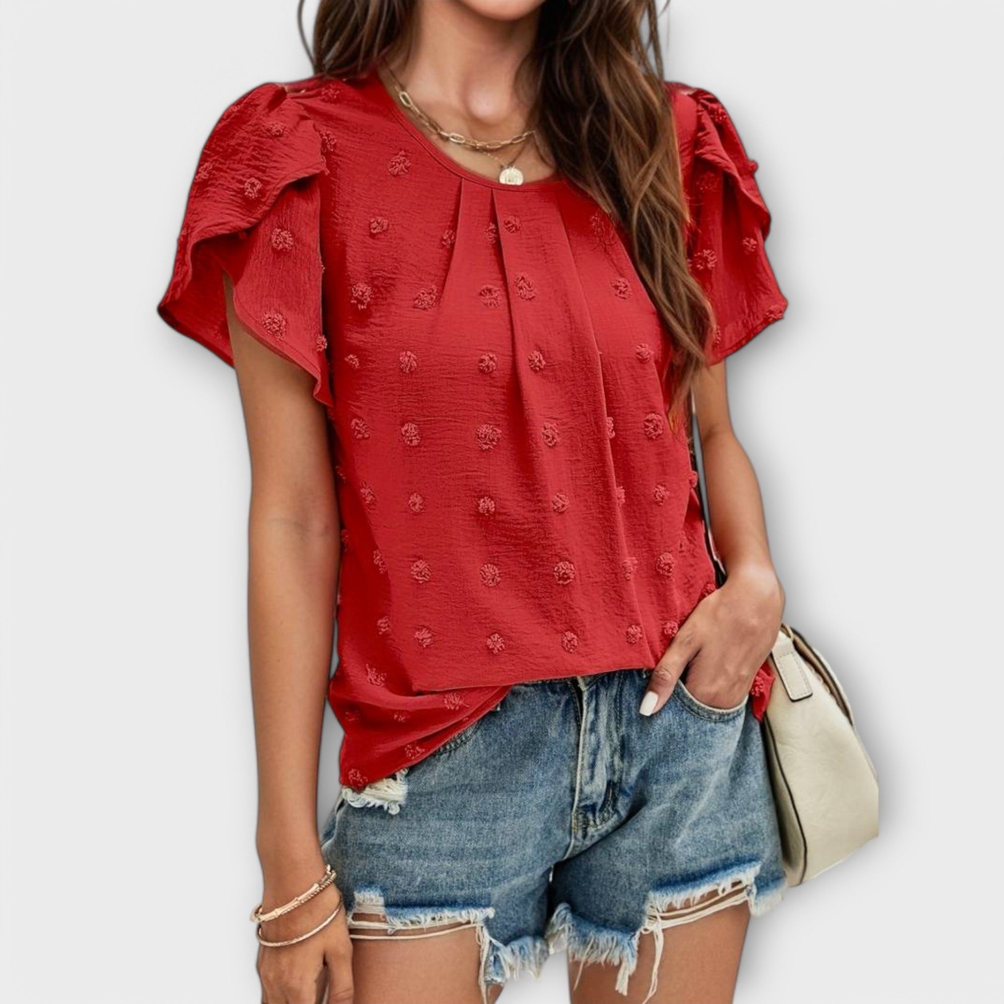 Charlotte - The Perfect Dot Blouse