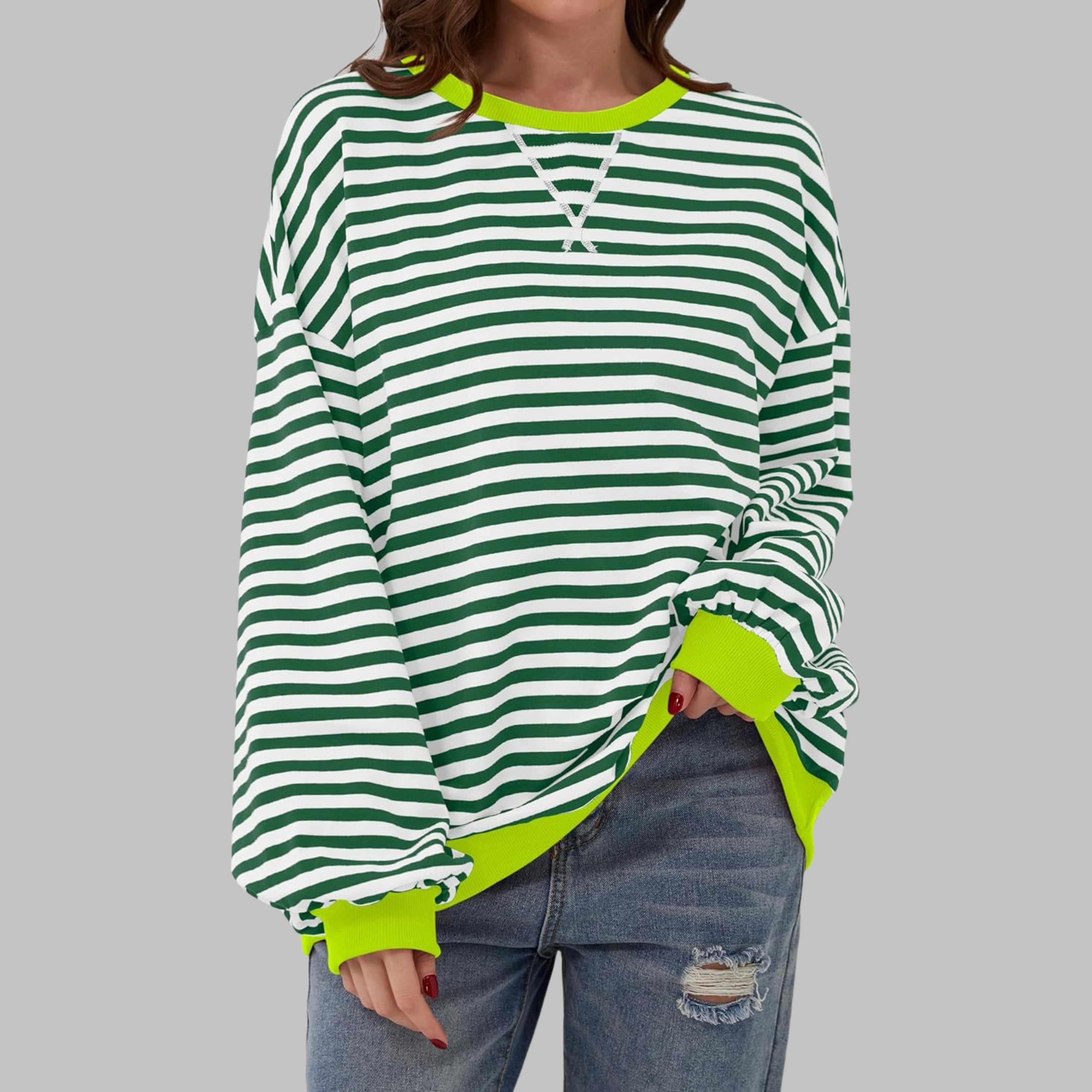 Sophie | Relaxed Striped Long Sleeve Top