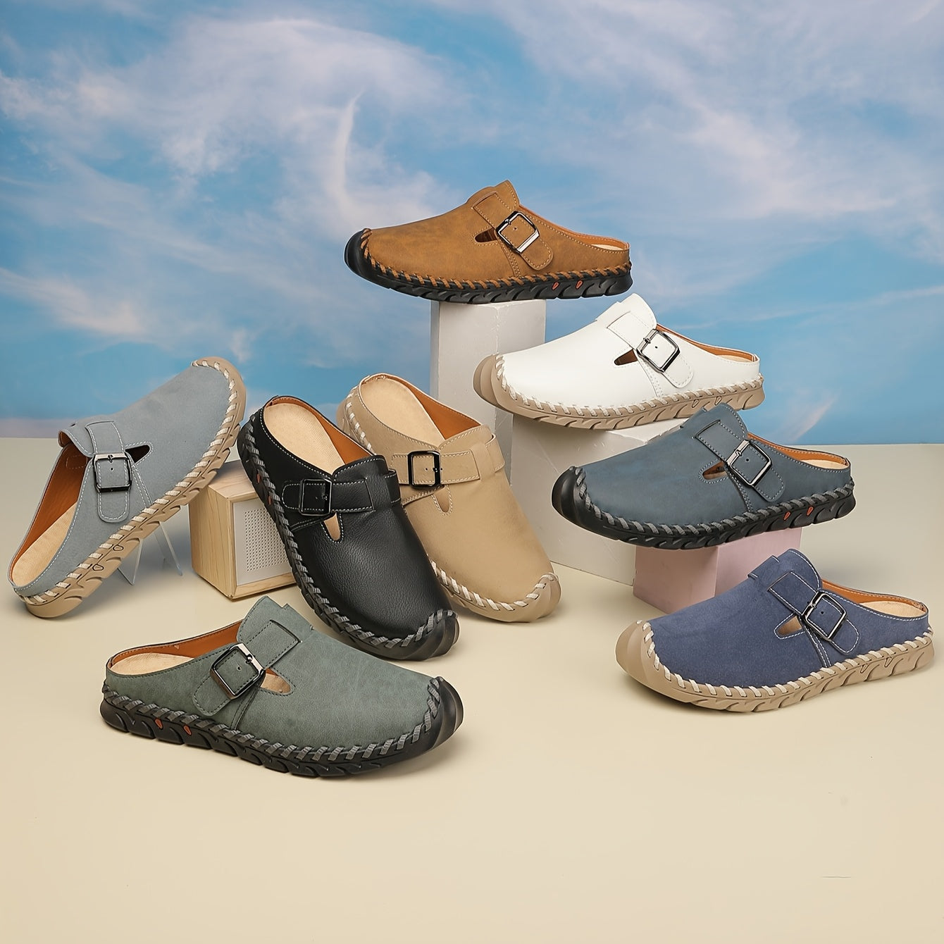 Marly - Easy Slip-On Comfort Shoe with Buckle