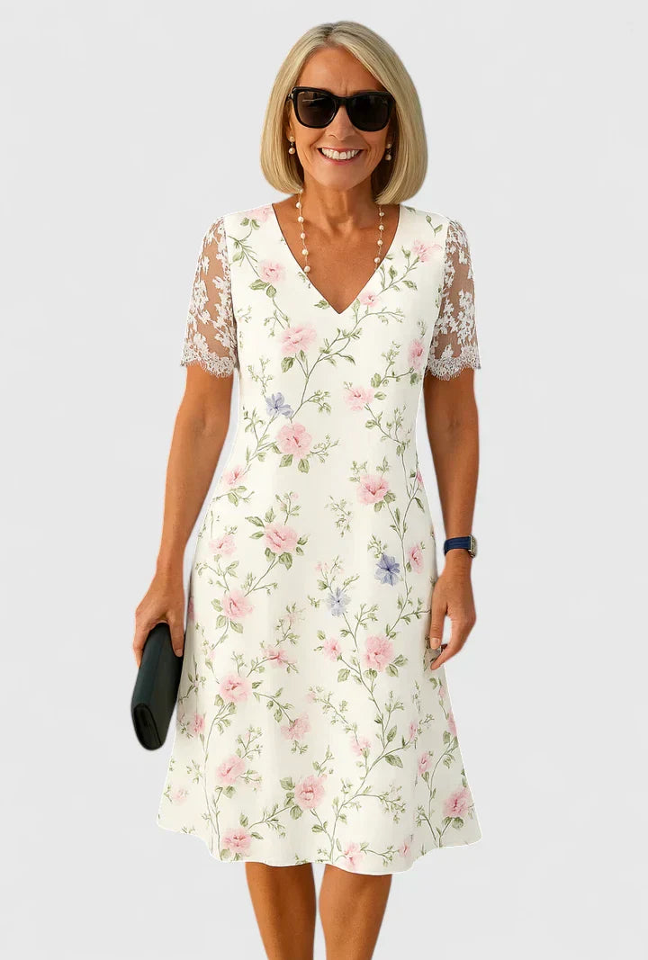 Brislyn - Elegant Midi Dress