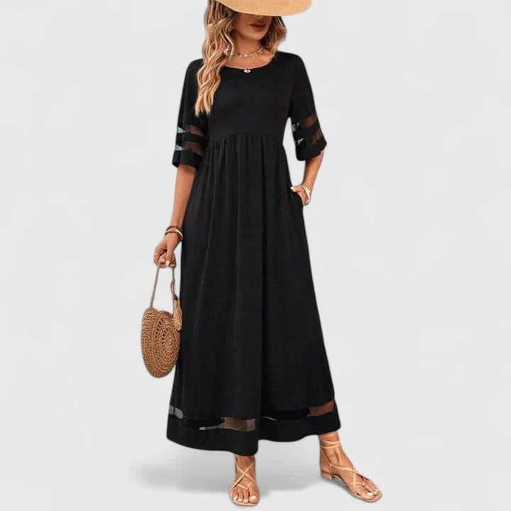 Delymarina - Elegant Midi Dress