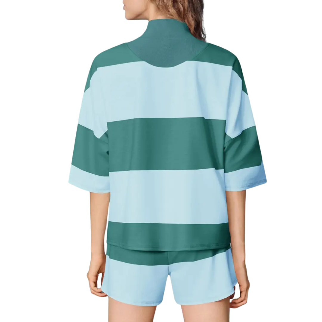 Marlowe Striped Zip-Up Co-Ord Set