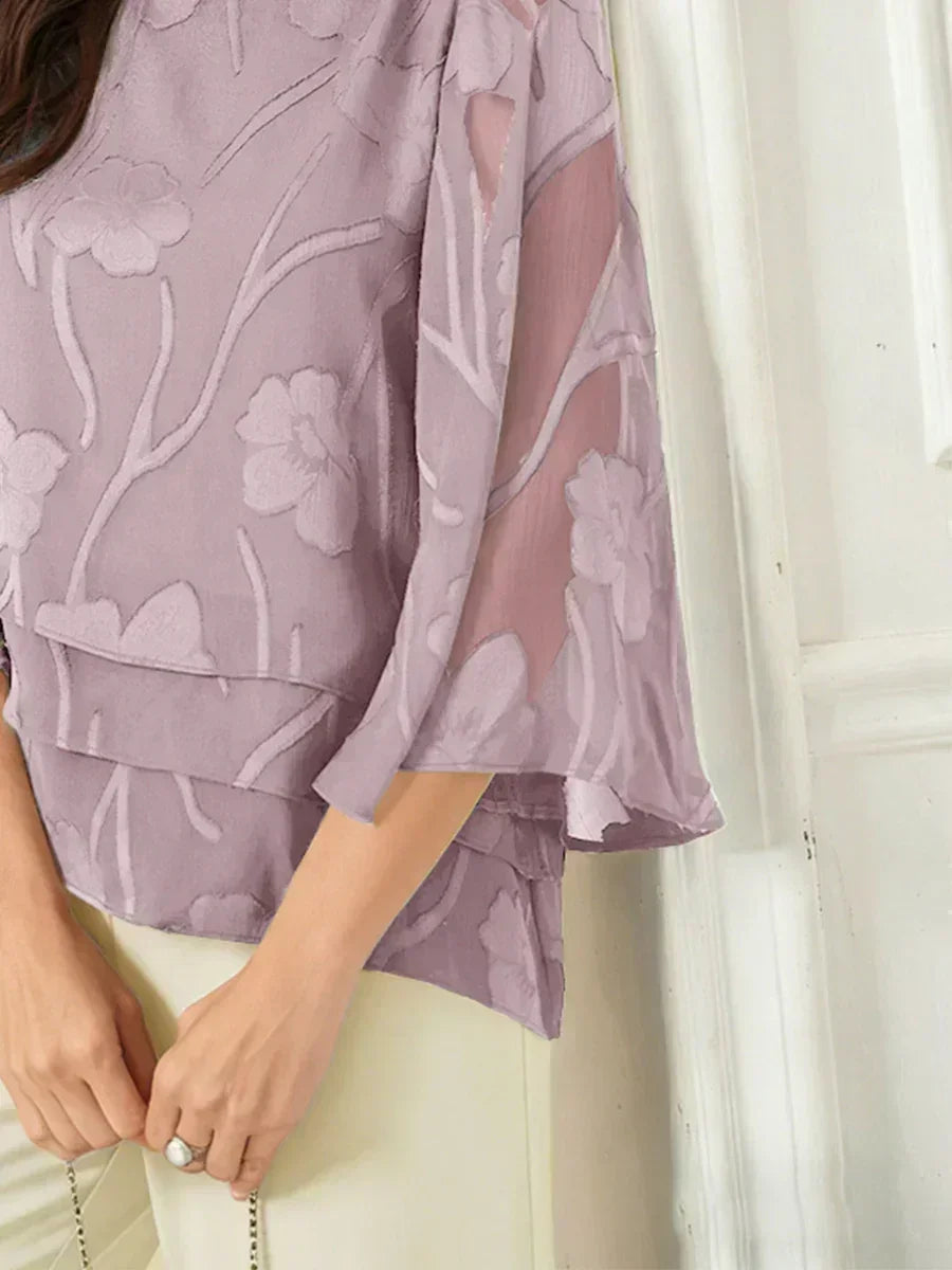 Rosalie | Elegant Floral Layered Blouse