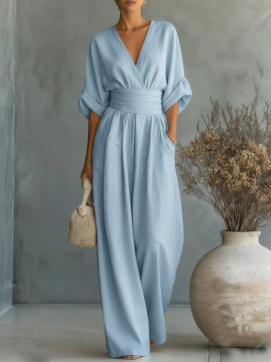 Aveline | Elegant Wide-Leg Jumpsuit