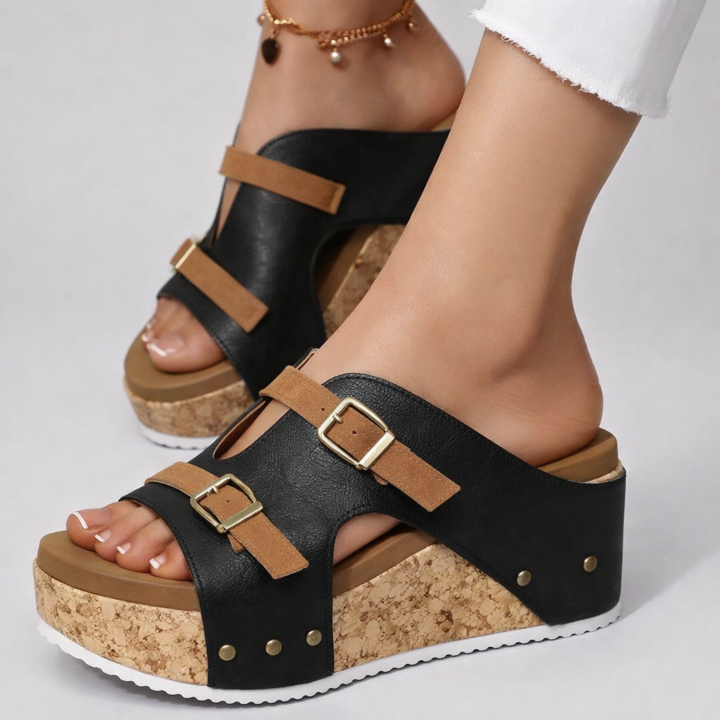 Beosha Platform Sandals