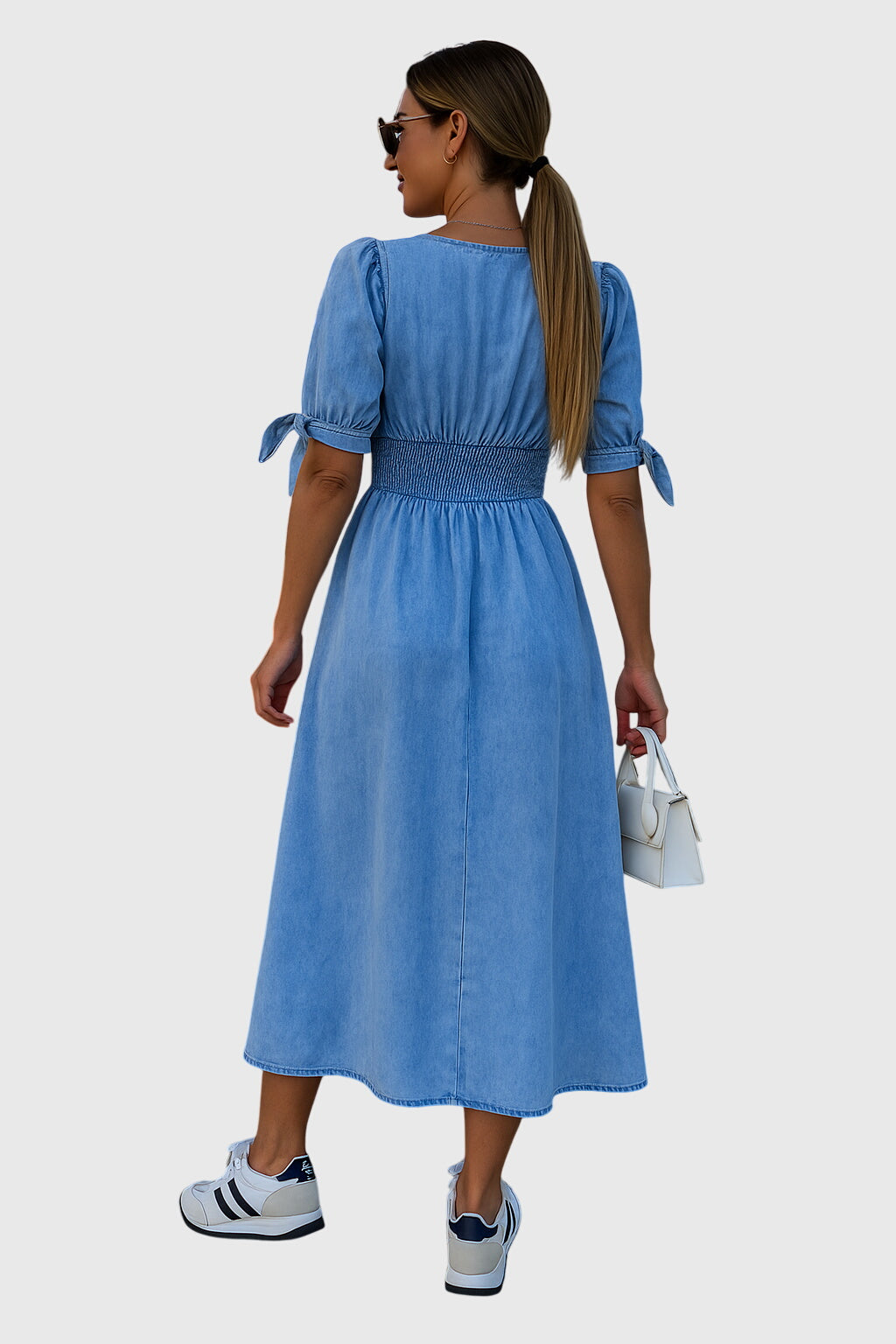 Jacqueline - Elegant Denim Dress