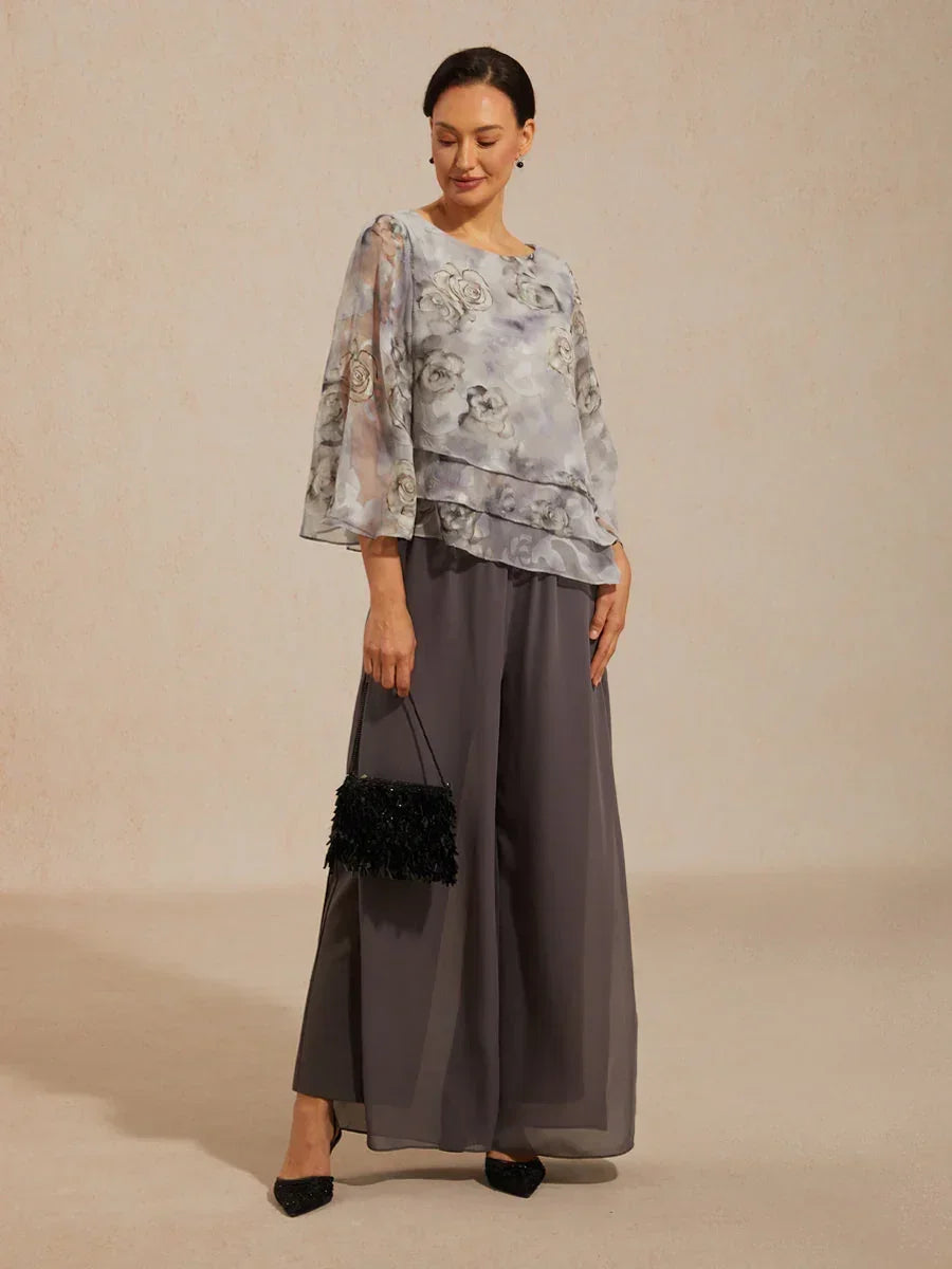 Genevieve | Elegant Floral Lace Layered Blouse