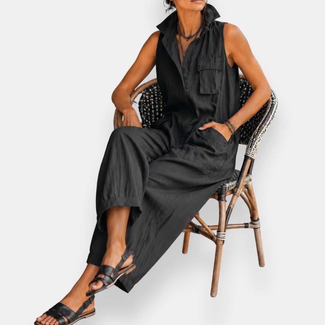 Brooke – Relaxed Sleeveless Jumpsuit