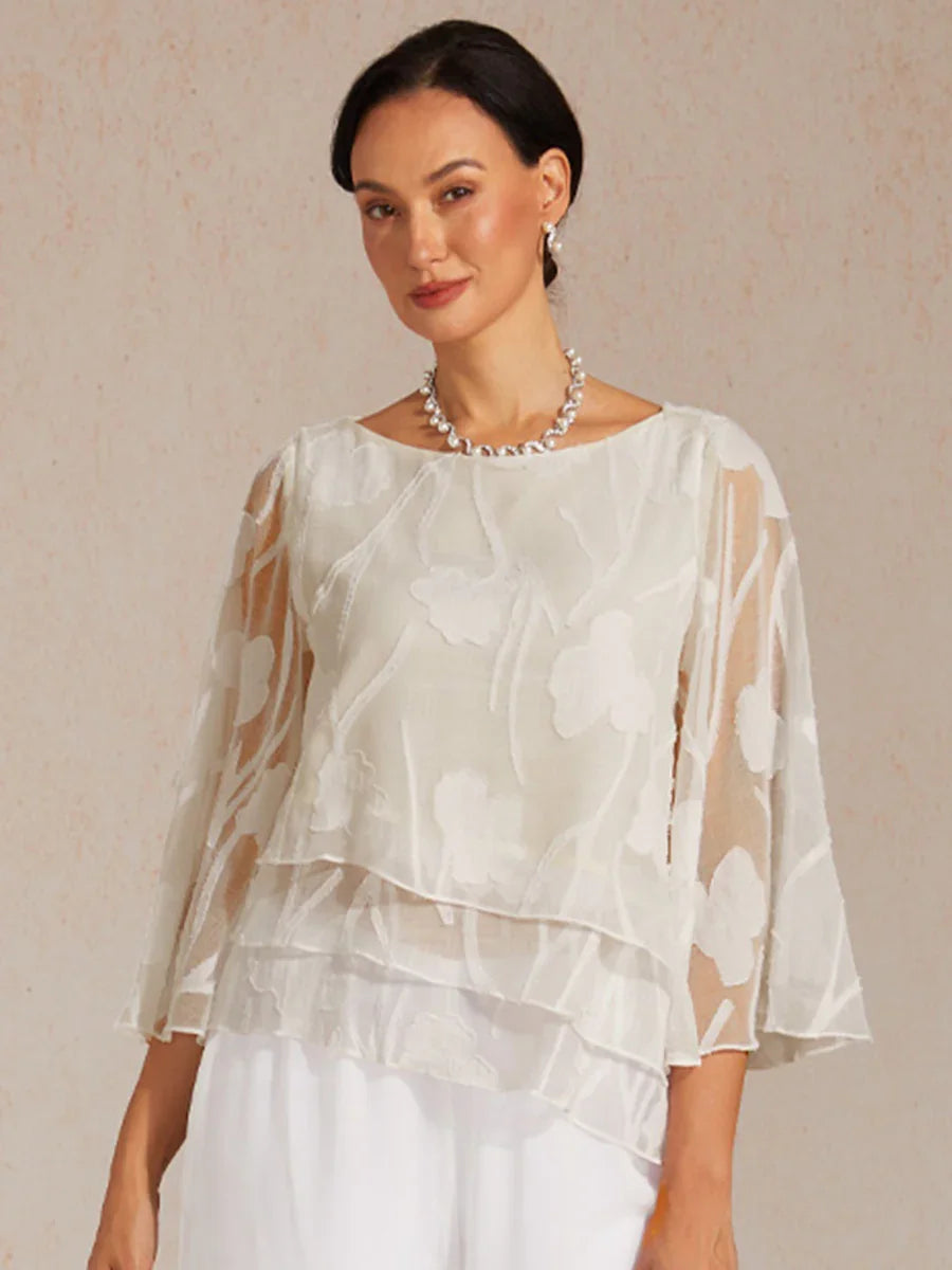 Rosalie | Elegant Floral Layered Blouse