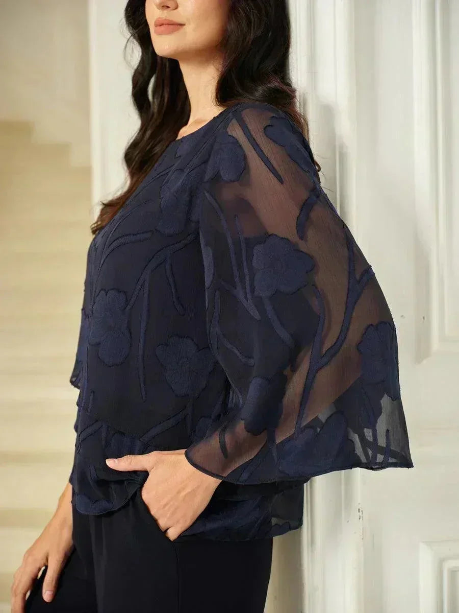 Rosalie | Elegant Floral Layered Blouse