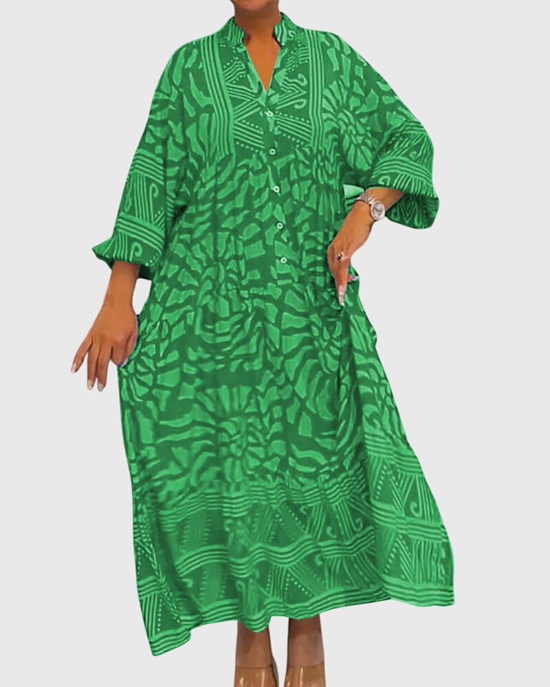 Mckinley - Maxi Dress With Elegant Print