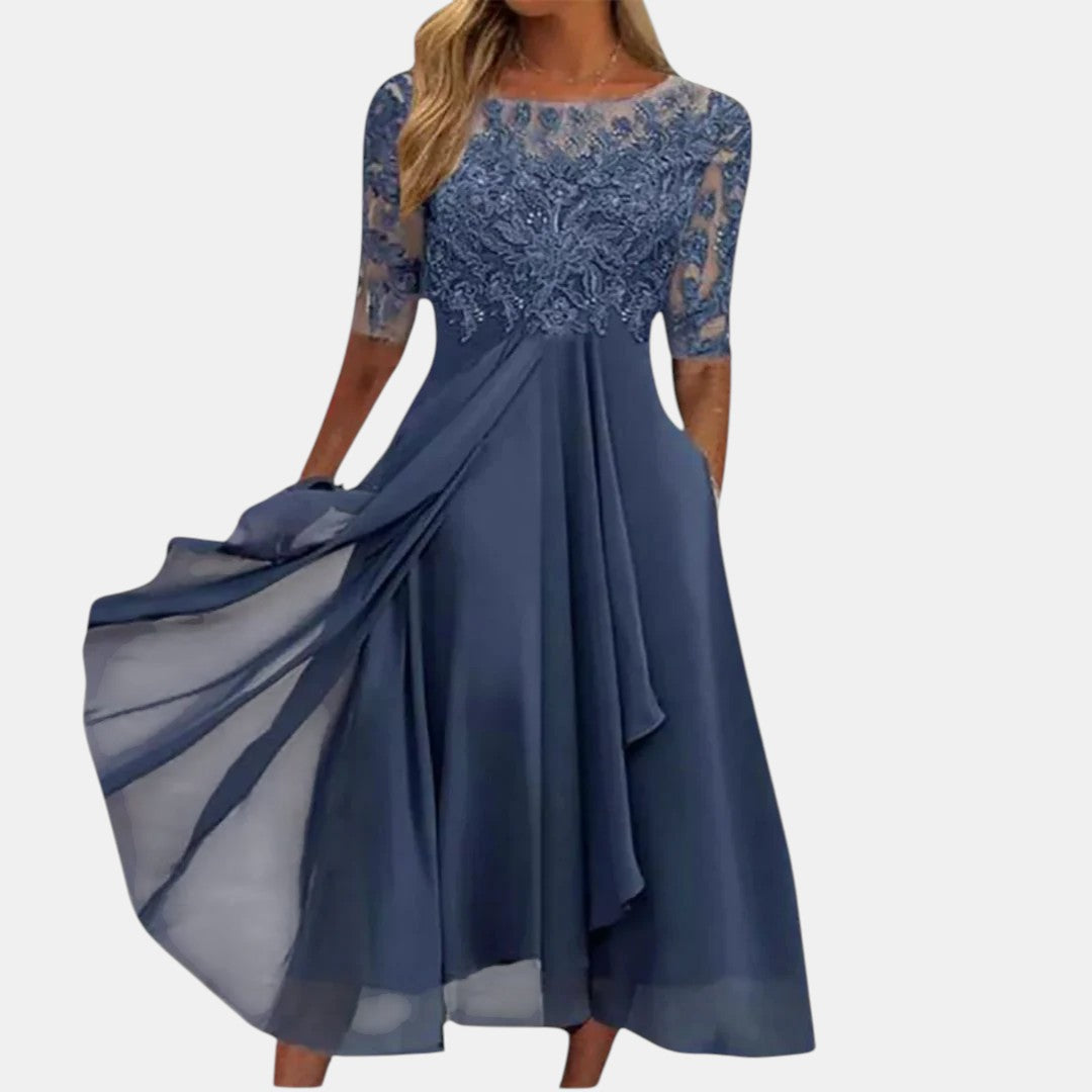 Celestine | Elegant Lace Occasion Dress