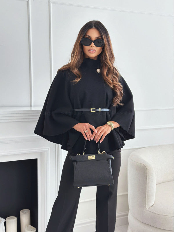 Anastasia - Stylish Butterfly Jacket with Belt