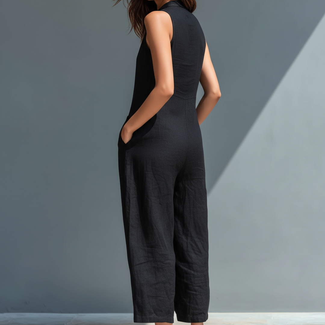 Harlow - Relaxed Linen Jumpsuit