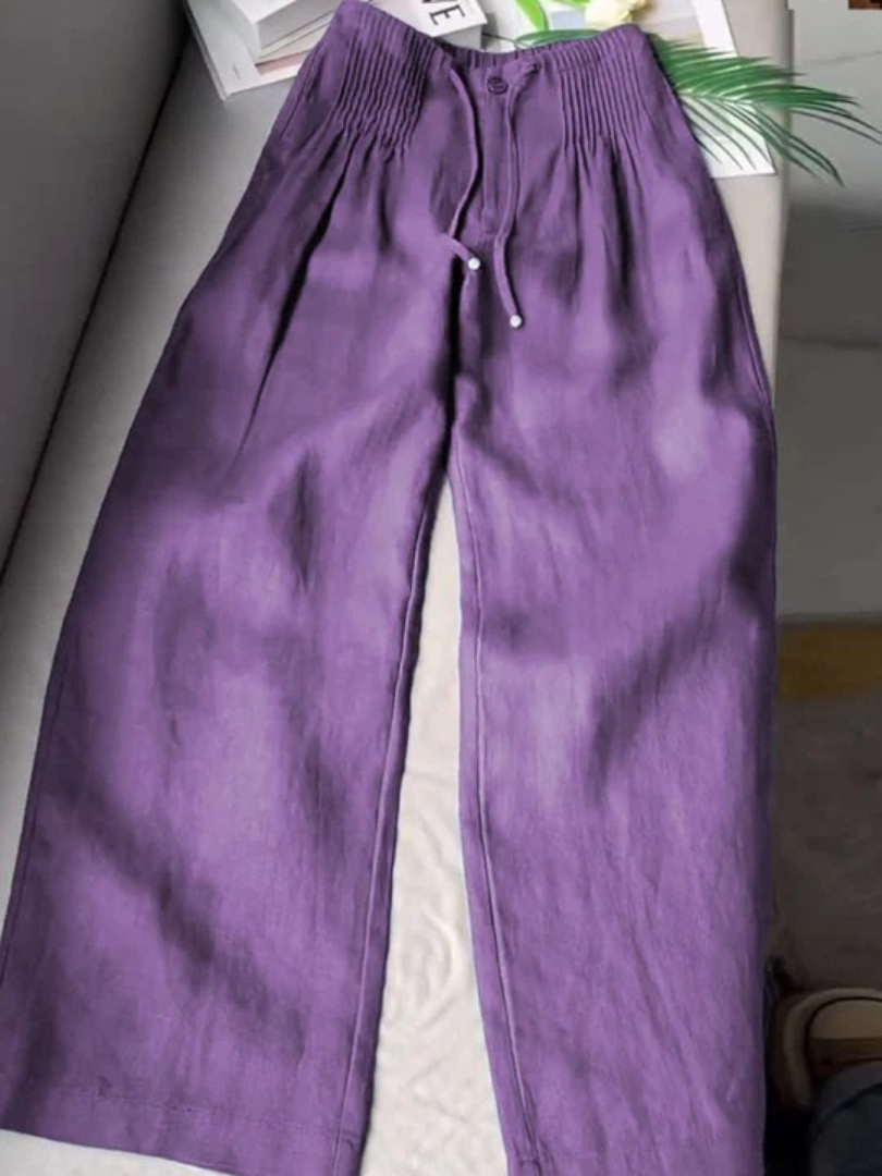 Sienna Relaxed Wide-Leg Trousers