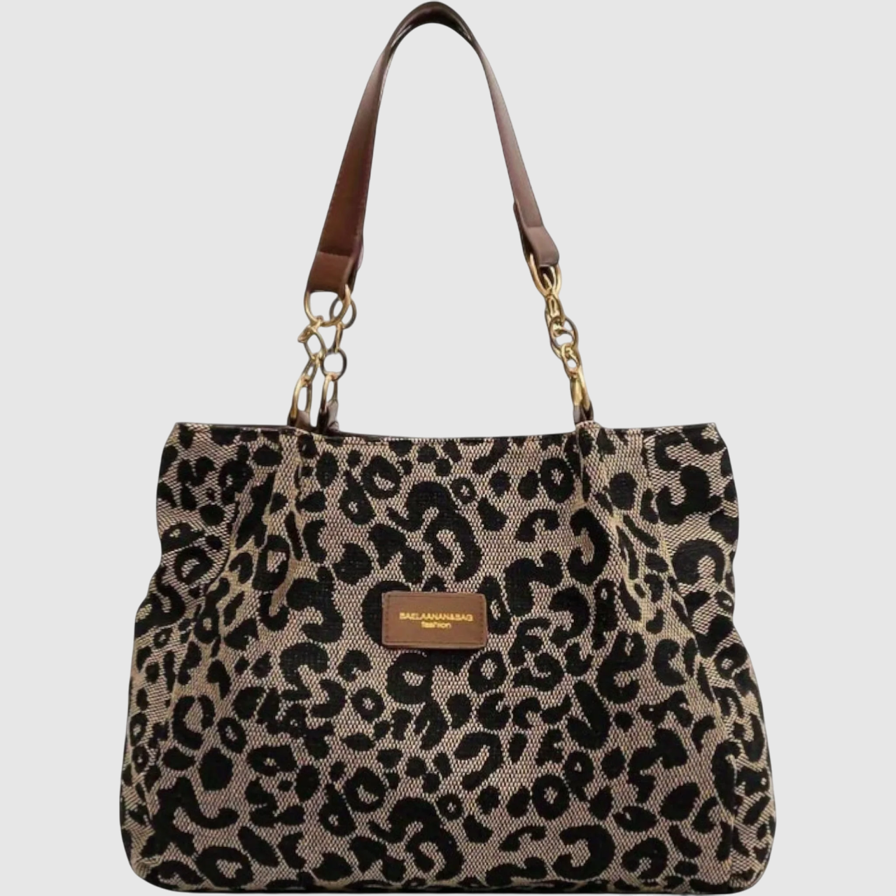 Edith - Premium Standard Bag with Leopard Print