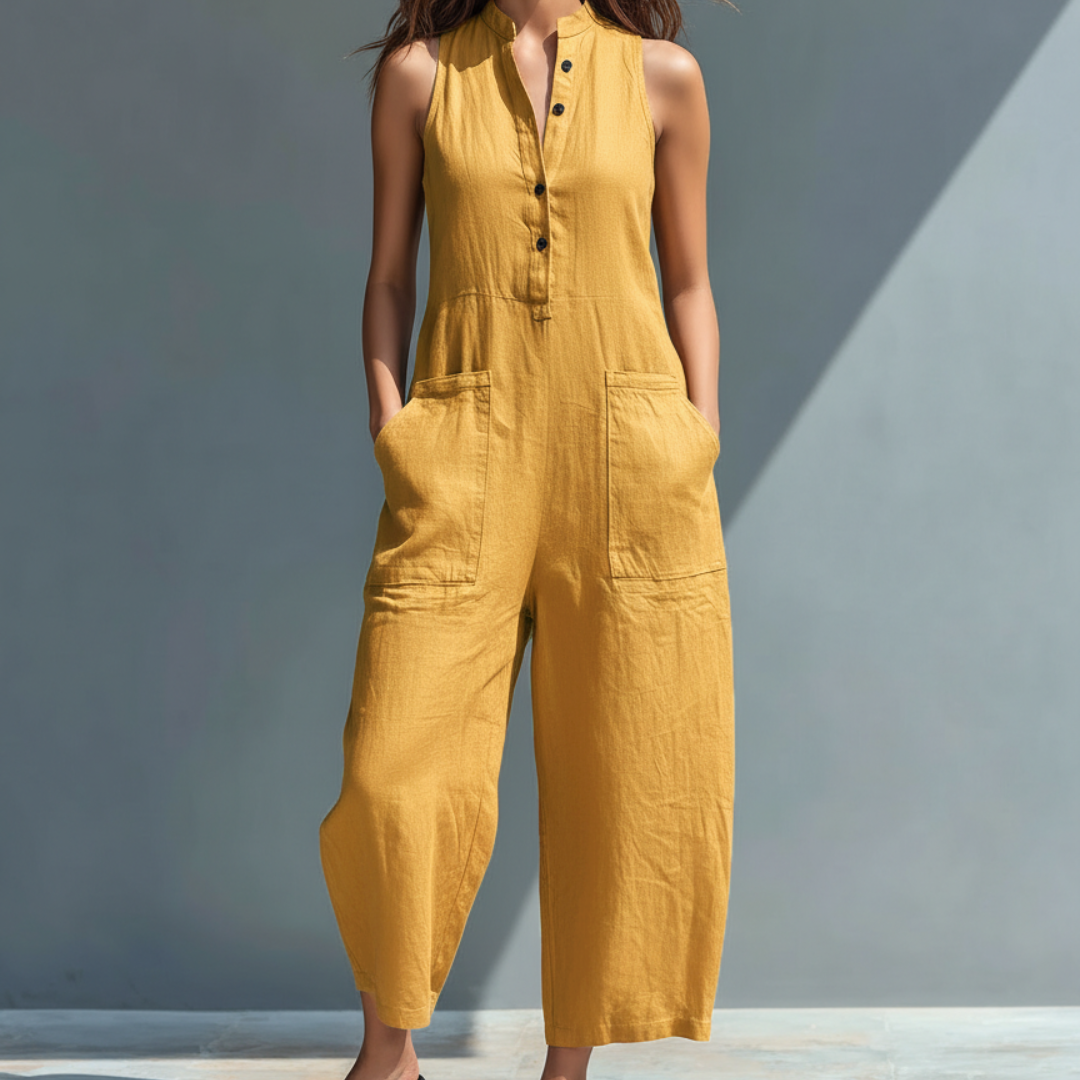 Harlow - Relaxed Linen Jumpsuit