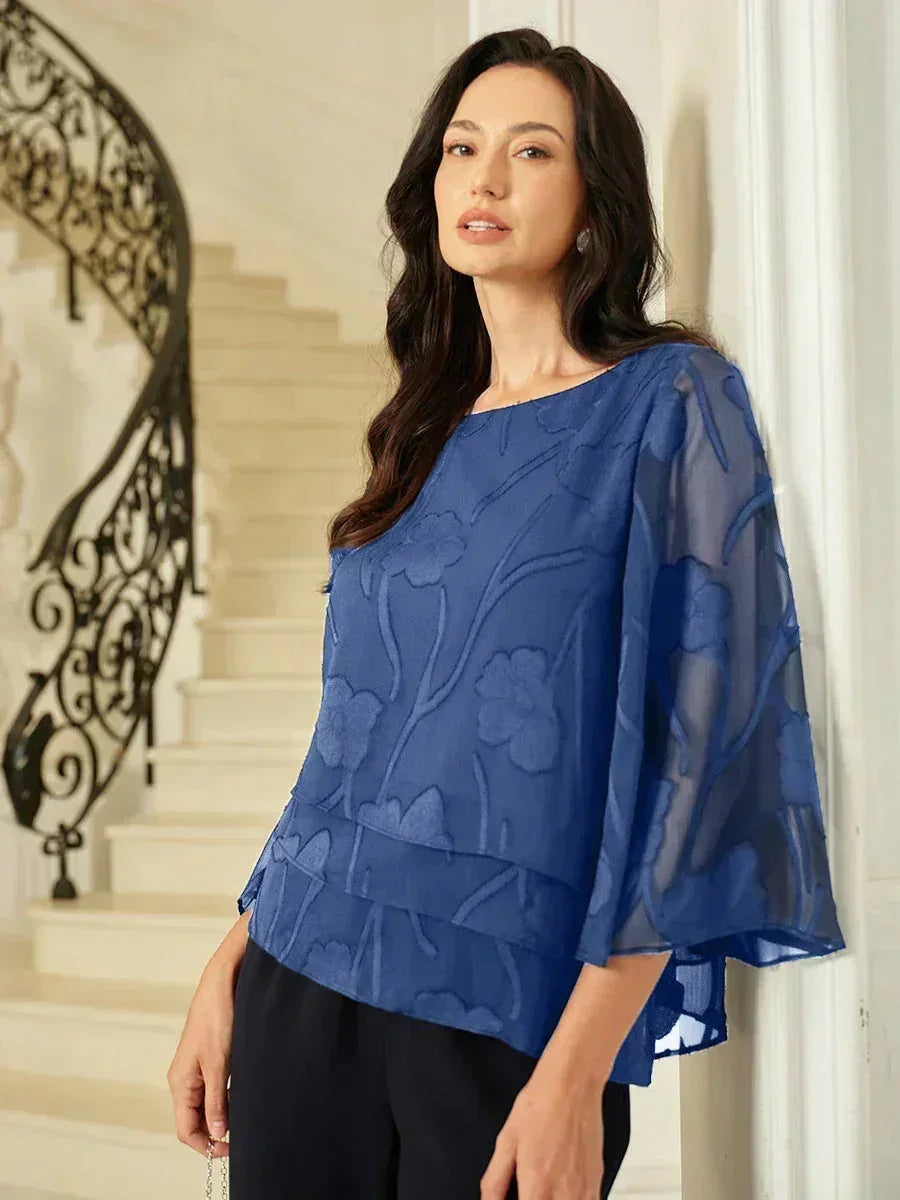 Rosalie | Elegant Floral Layered Blouse