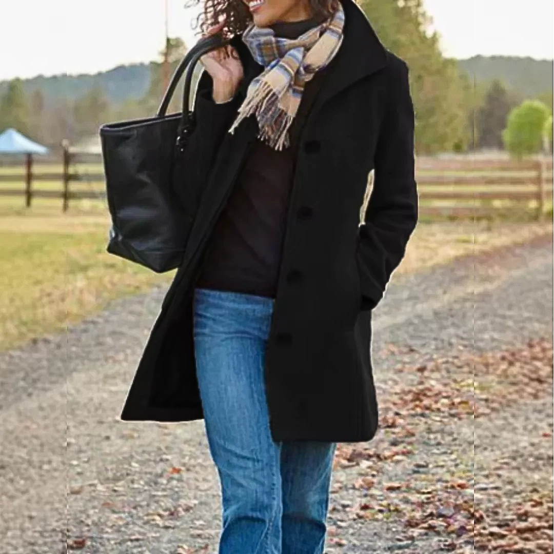 Mid-Length Coat Eleni