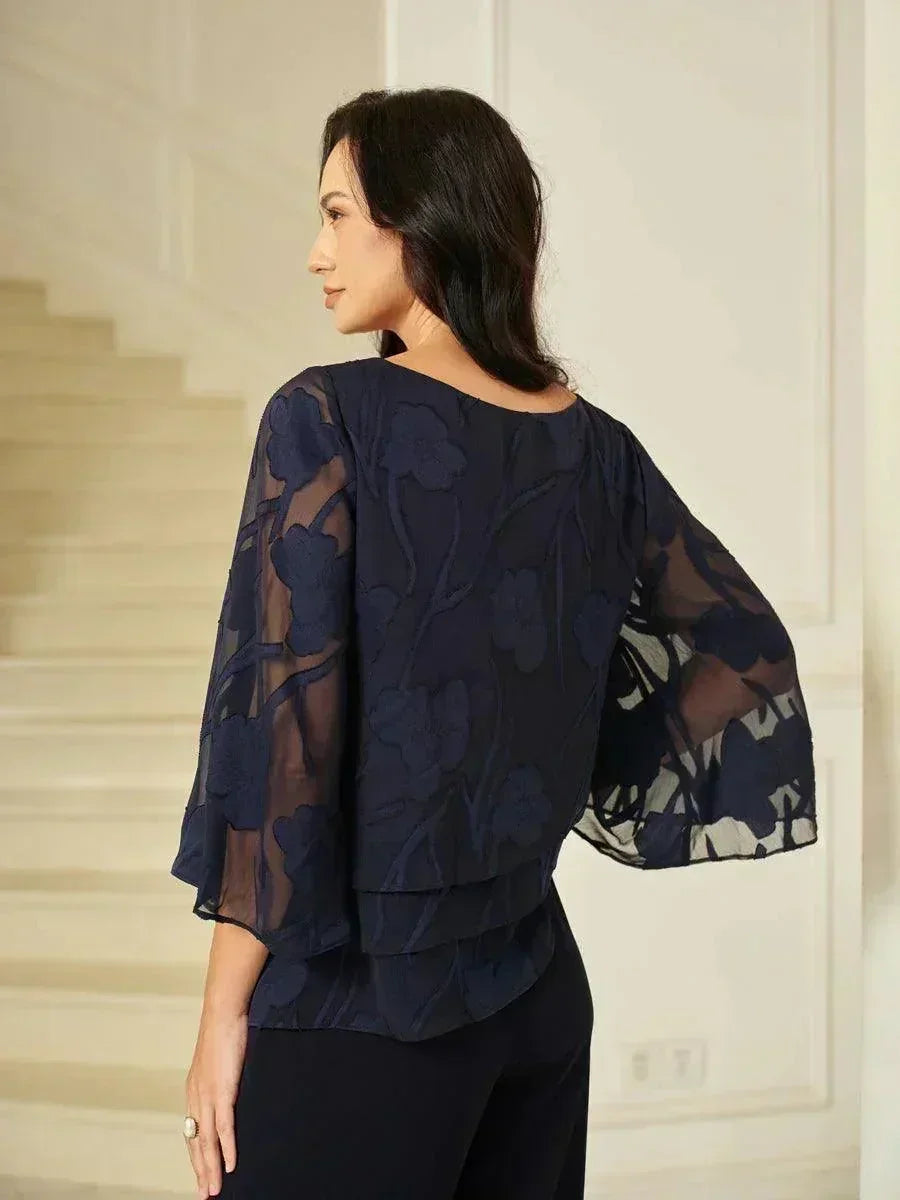 Rosalie | Elegant Floral Layered Blouse