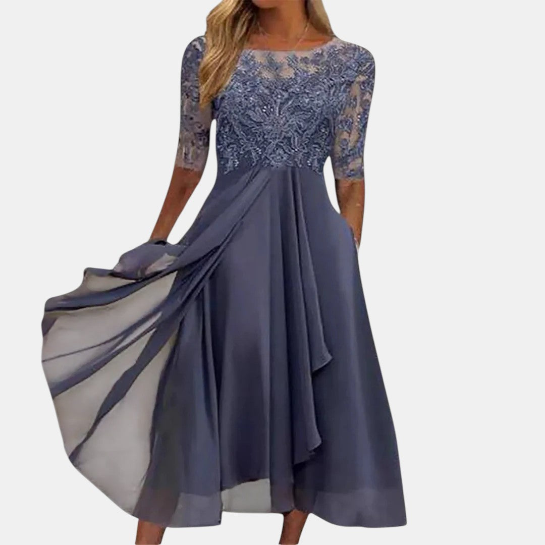 Celestine | Elegant Lace Occasion Dress