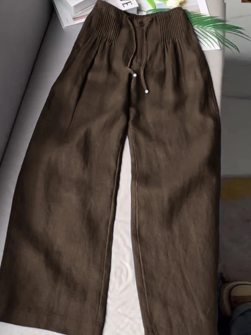 Sienna Relaxed Wide-Leg Trousers