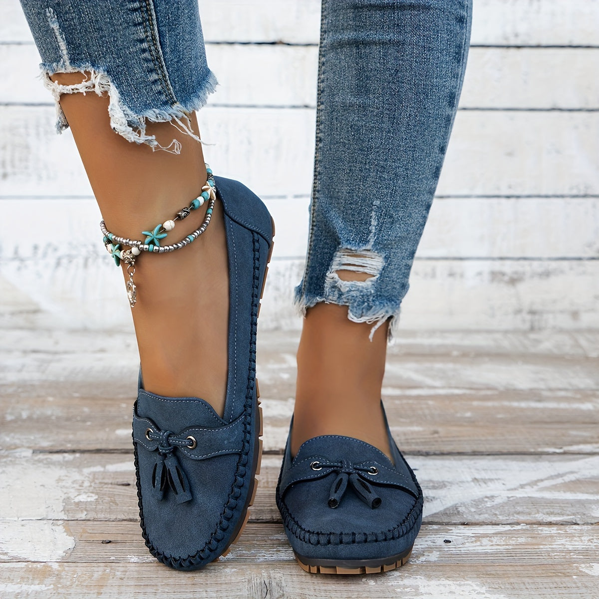 Nadine - Timeless Tassel Detail Loafers